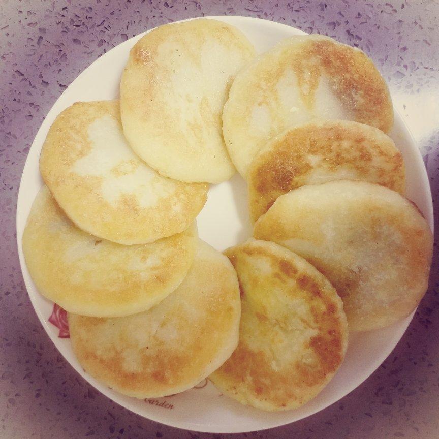 ㊙️东北糯米豆沙粘火勺 烫面法饼超级软 附虎口收拢法整形视频