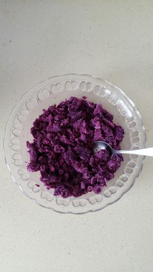 紫薯玫瑰花馒头的做法 步骤7