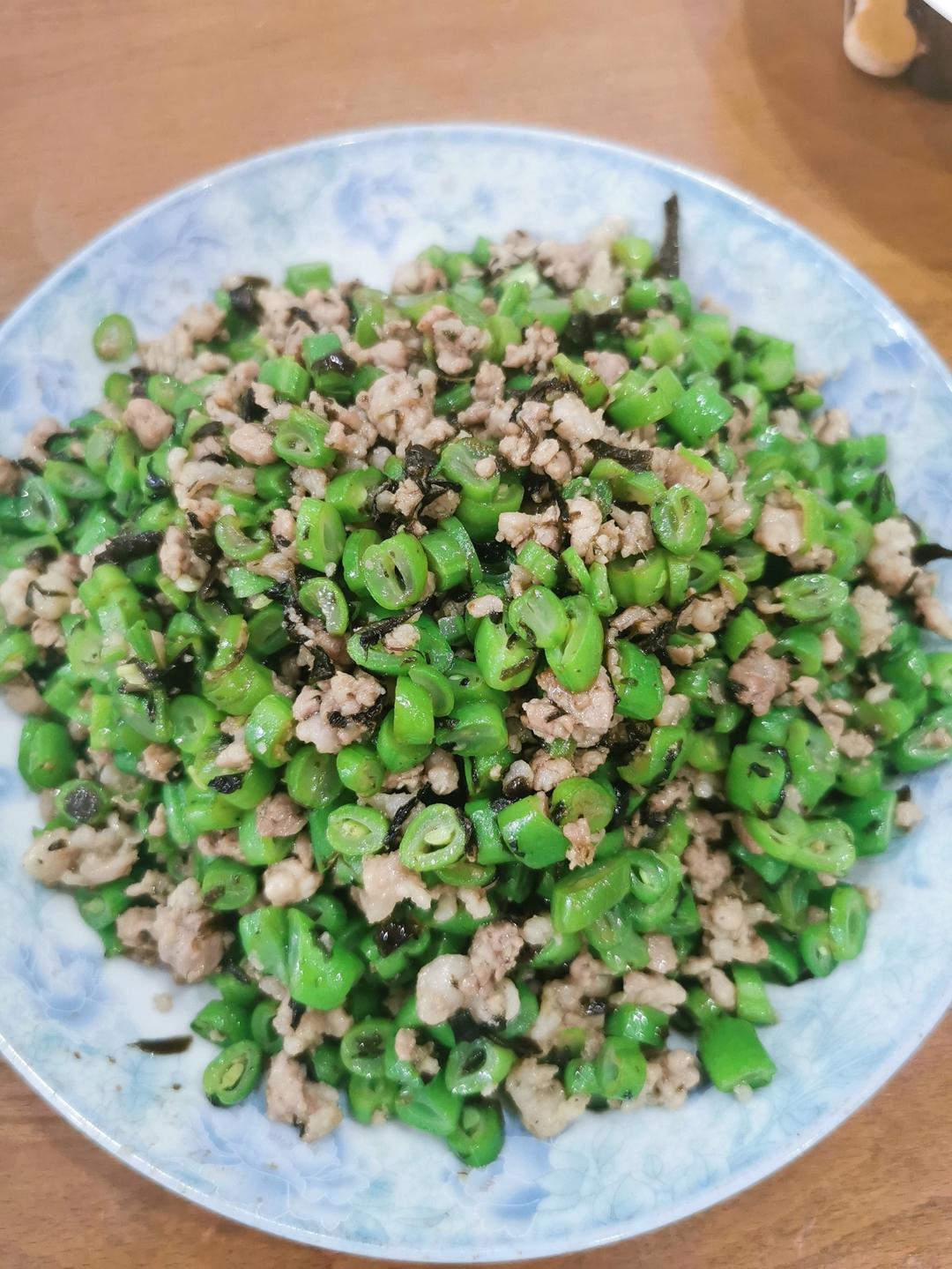 橄榄菜肉末四季豆 强烈安利的下饭家常菜