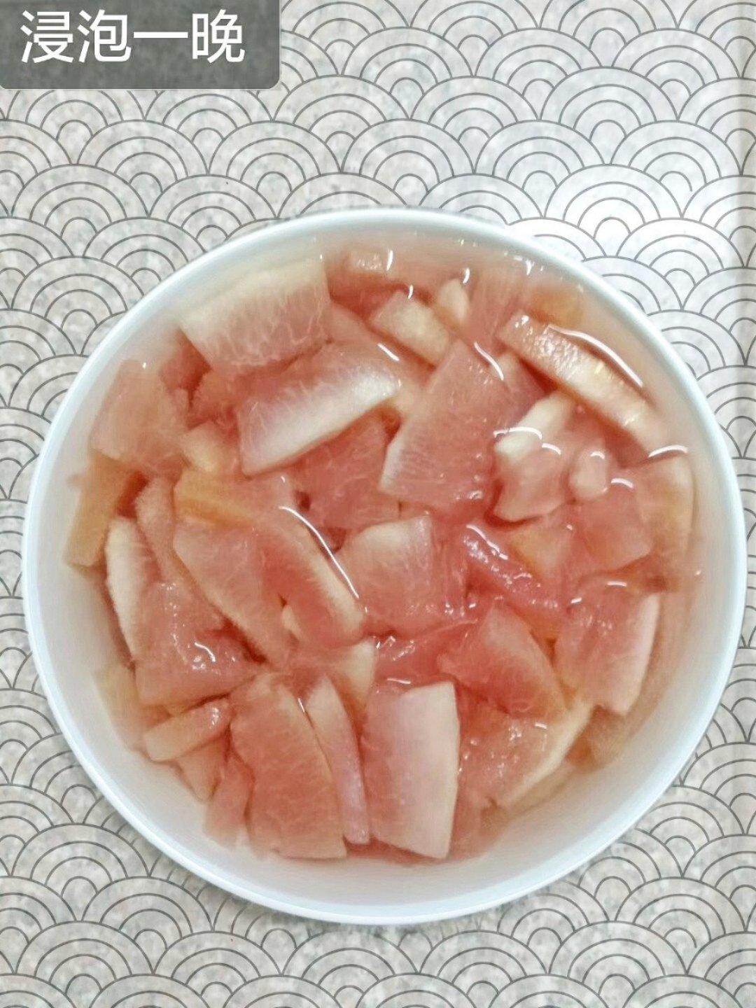 清炒红柚子皮：止咳行气平喘功效