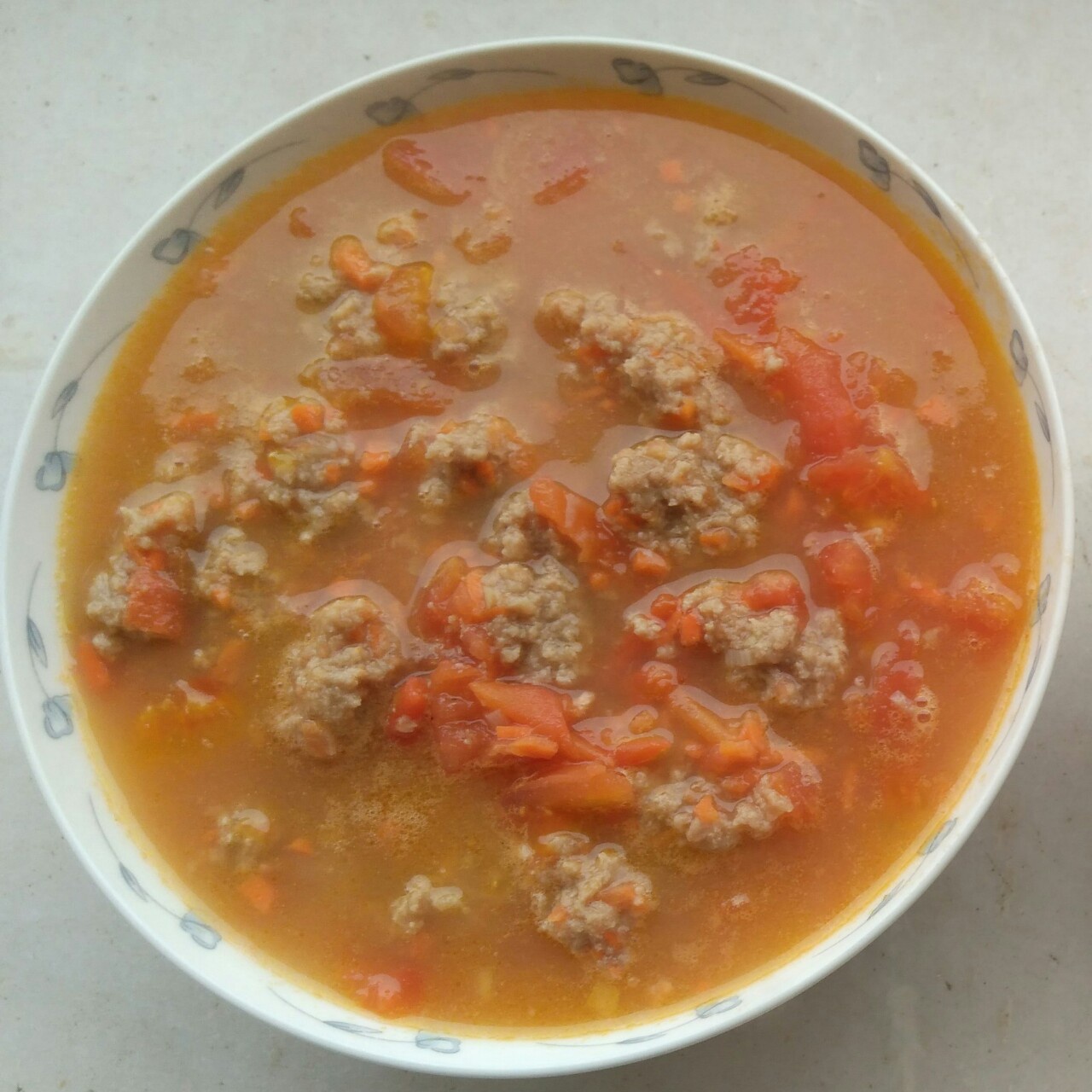 番茄牛肉丸汤