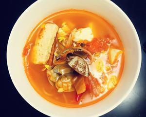 韩式海鲜豆腐汤的做法 步骤5