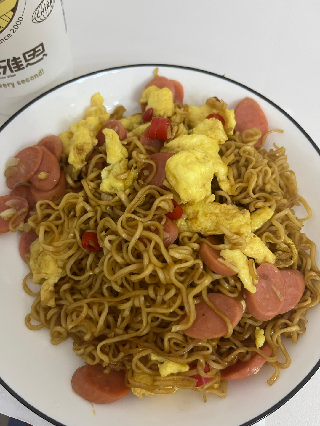 秒杀路边摊的炒方便面