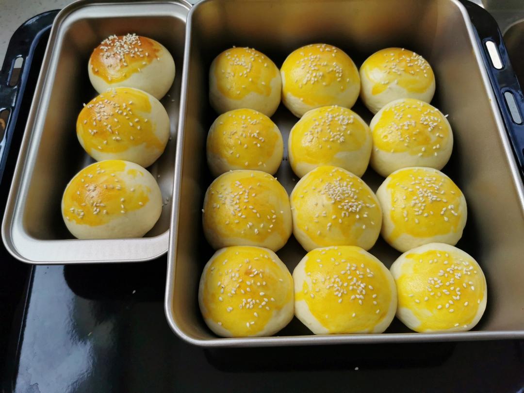 牛奶肉松小餐包（一次发酵）