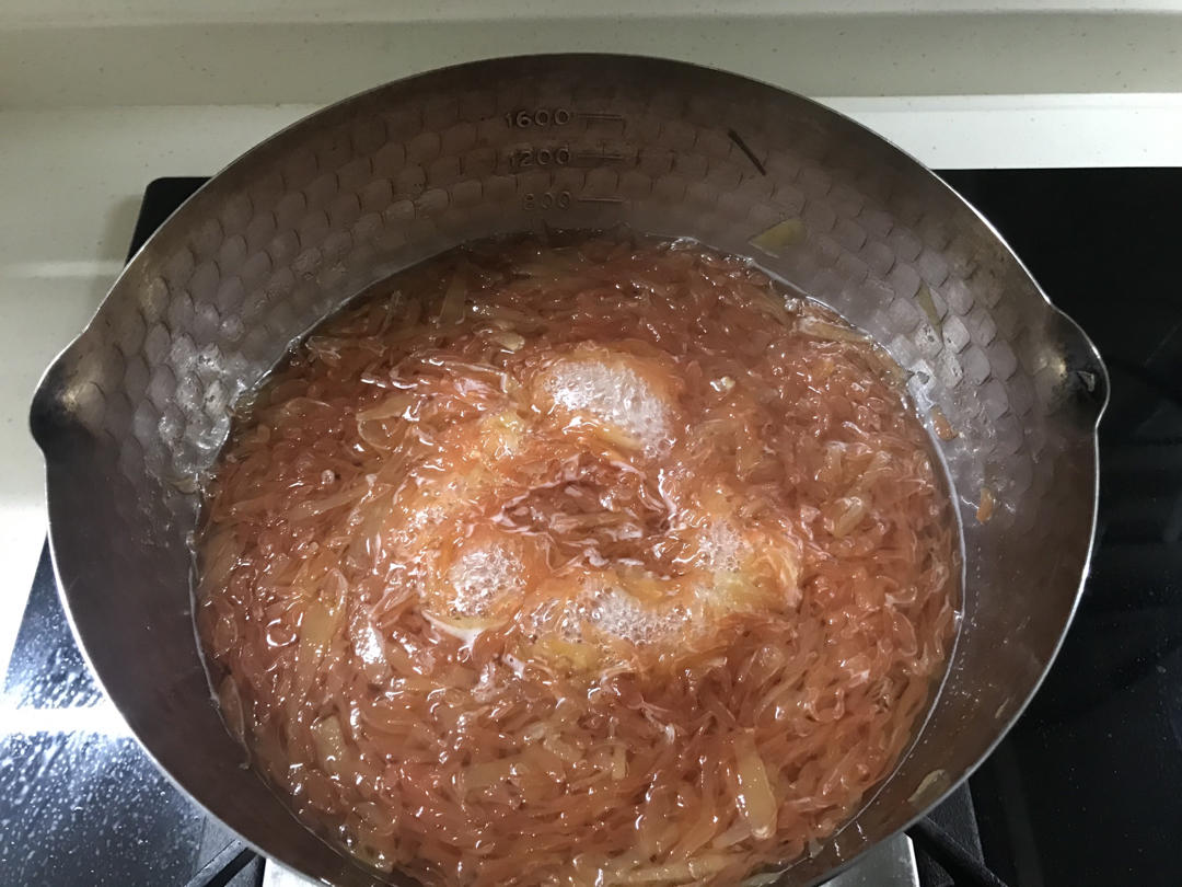 不苦的柚子茶，按照方法零失败