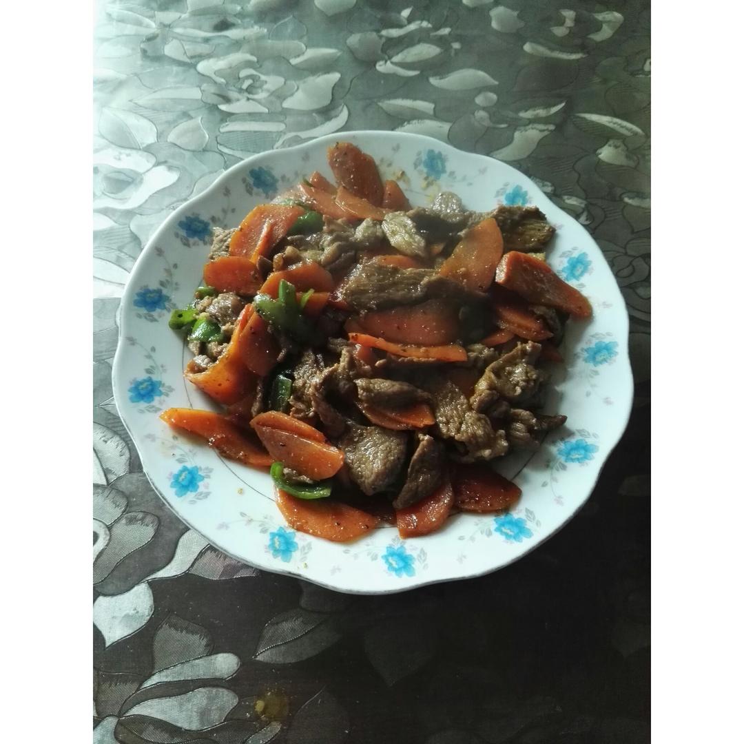 洋葱孜然羊肉片
