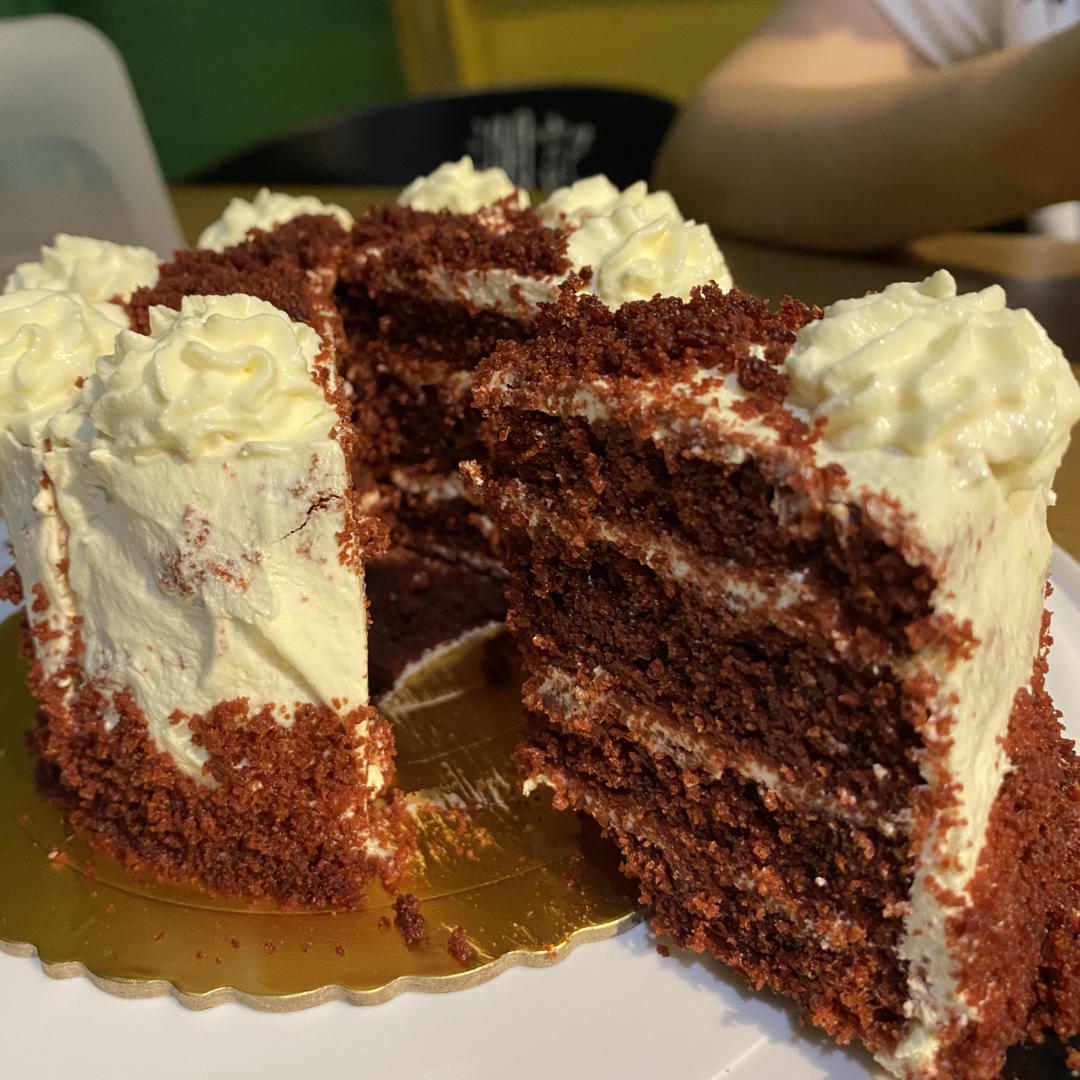正宗红丝绒cupcake—马斯卡彭奶油霜