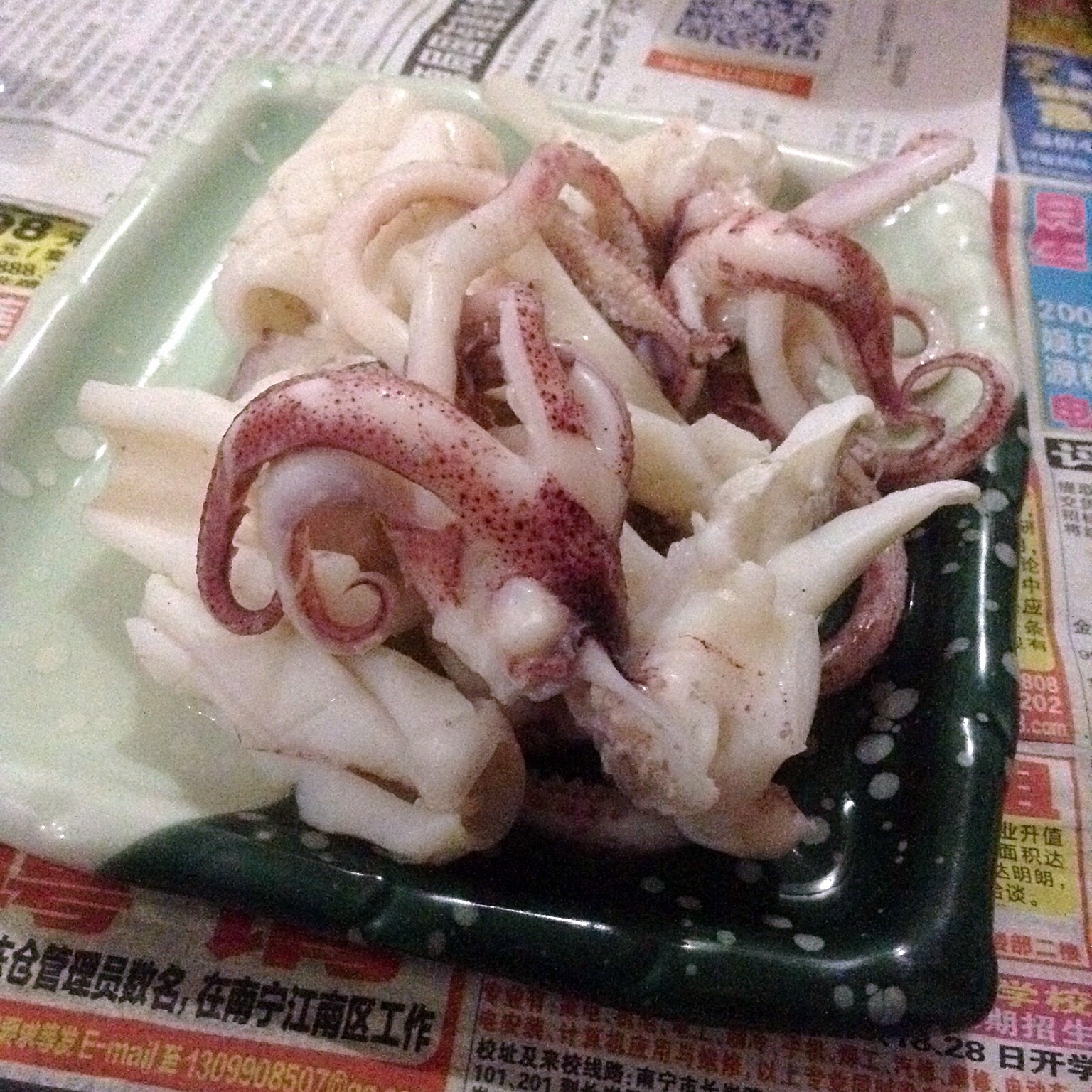 白灼鱿鱼