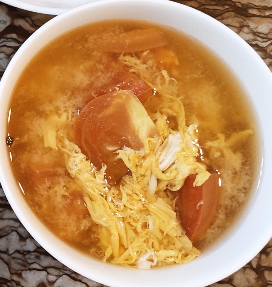番茄鸡蛋味噌汤
