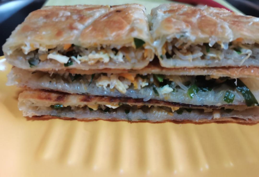 韭菜鸡蛋馅饼