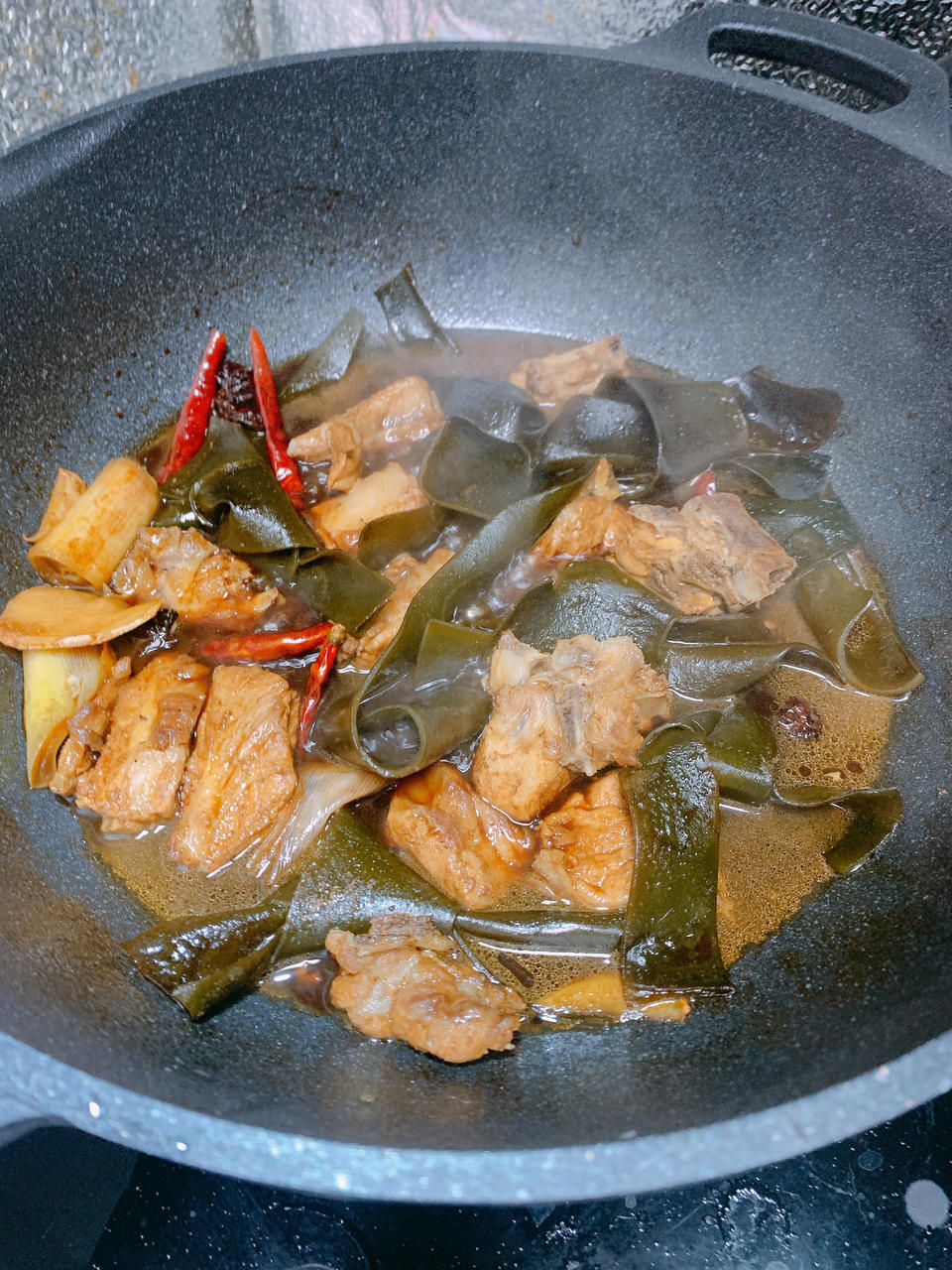 海带炖排骨（高钾饮食）