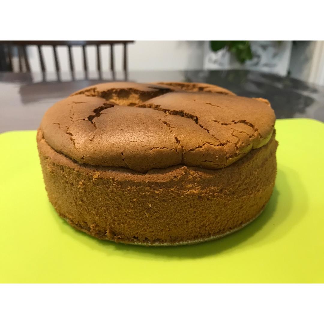 6寸原味戚风蛋糕