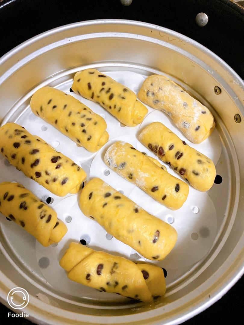 南瓜红豆卷