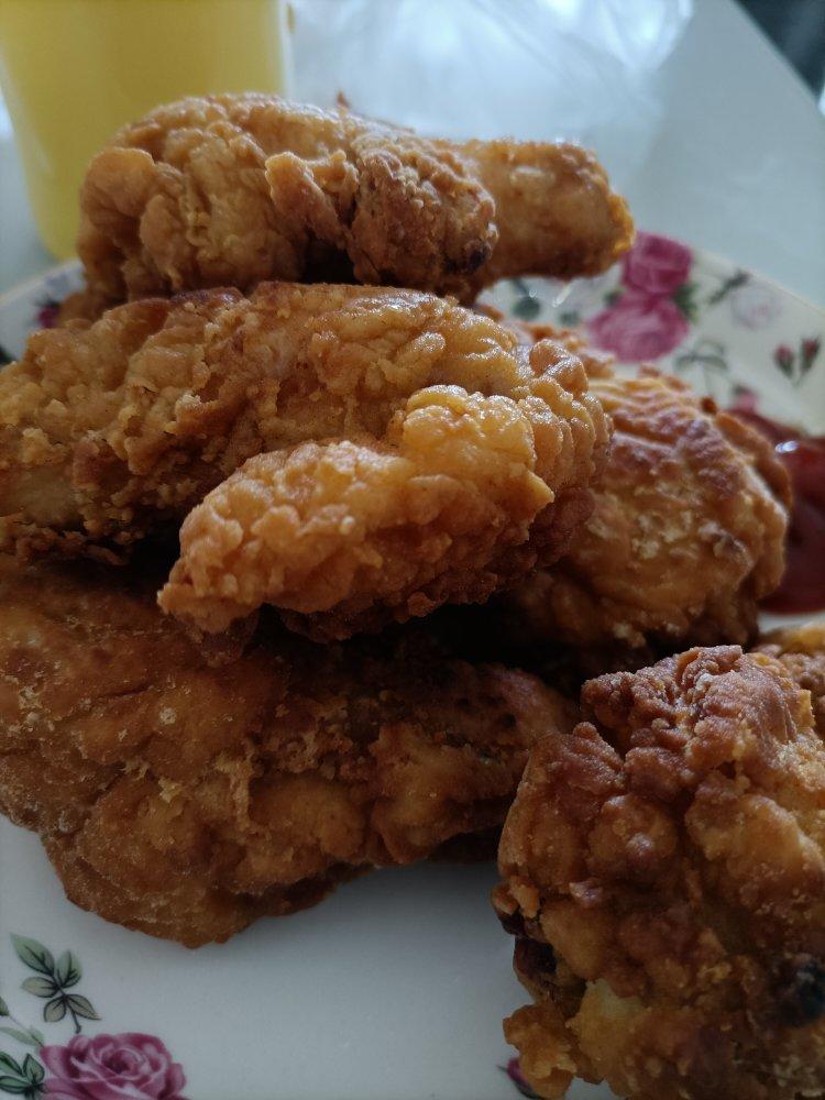 不用炸鸡粉也可以炸出酥脆炸鸡腿