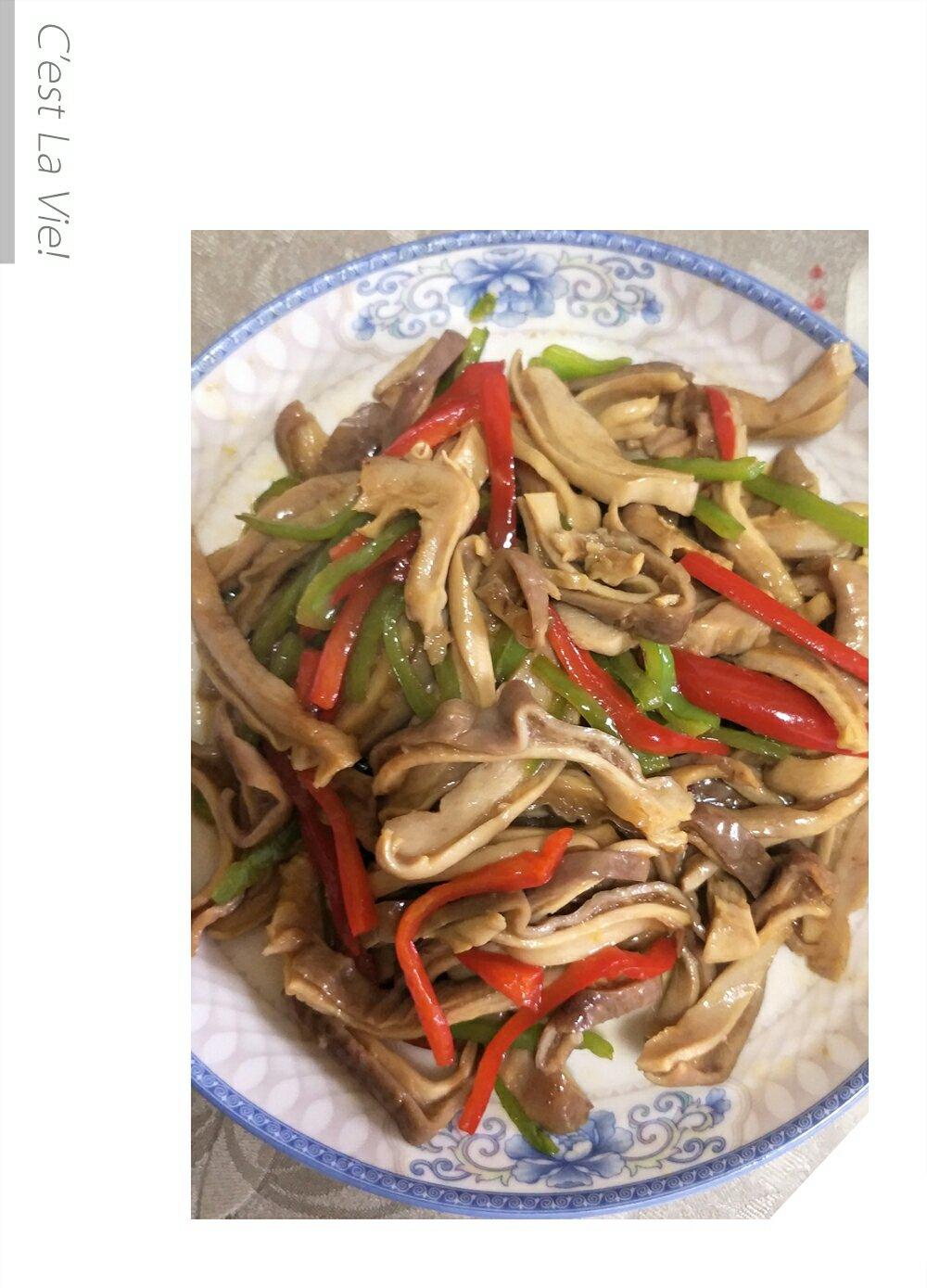 爆炒猪肚尖