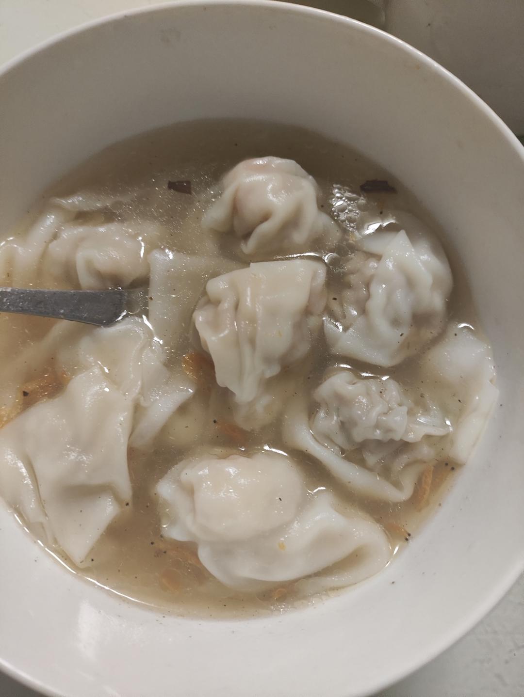 肉不柴的馄饨馅