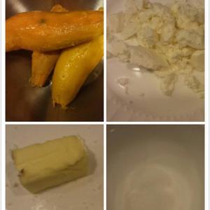 奶油芝士焗红薯蓉的做法 步骤1
