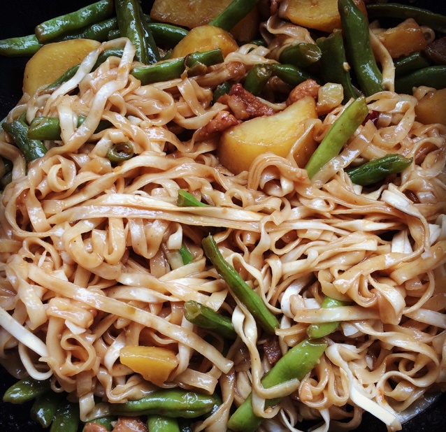 豆角焖面