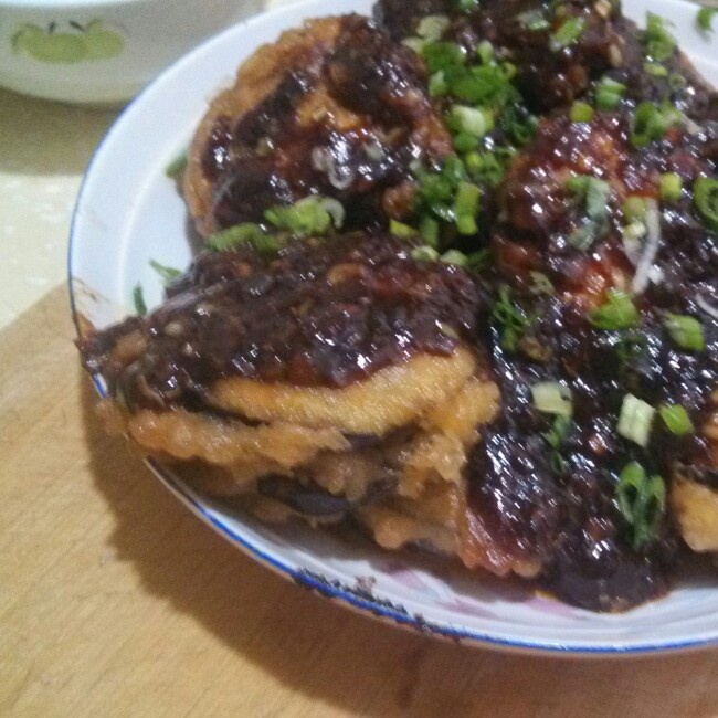 鱼香茄饼
