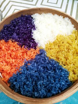 五色花米饭的做法 步骤9