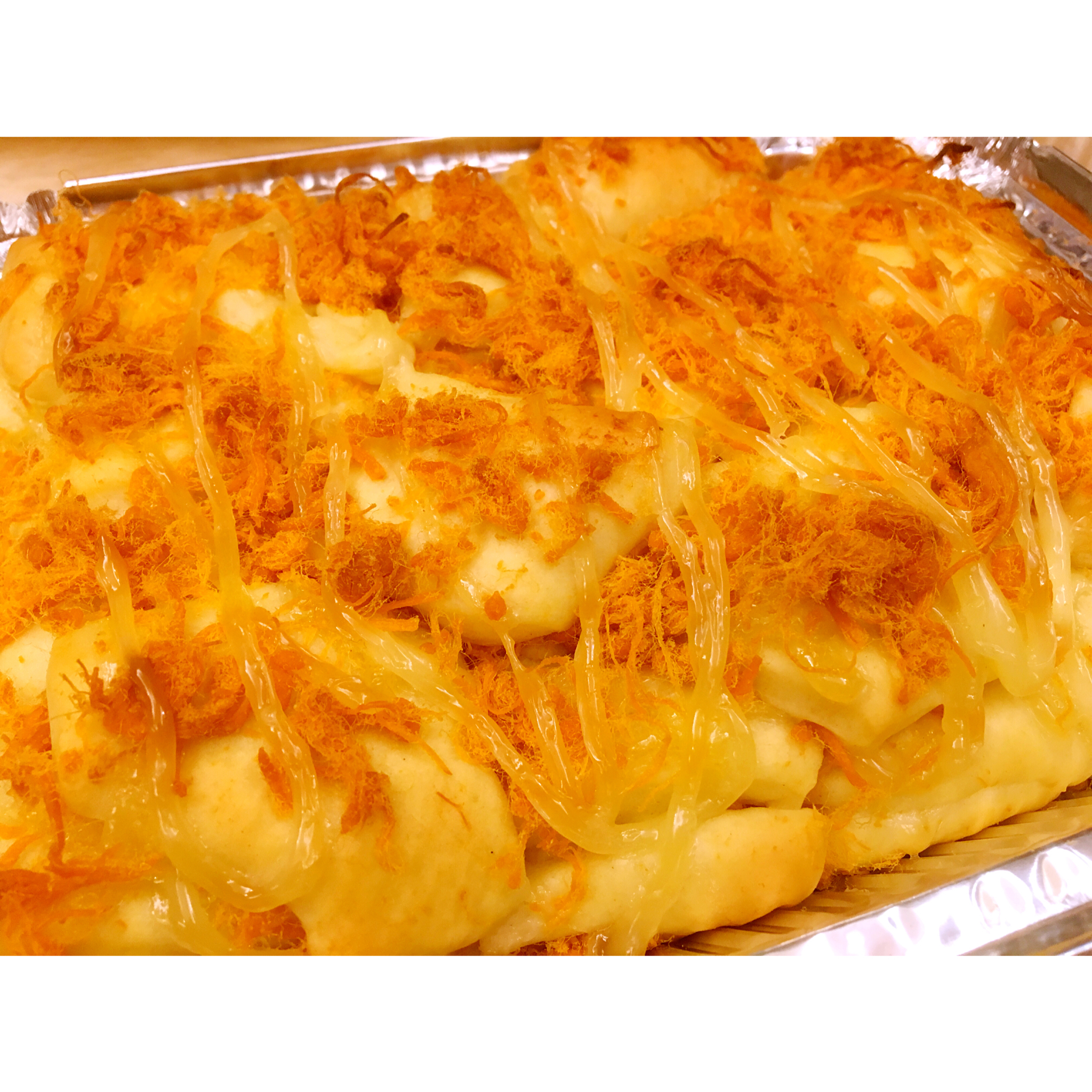 肉松手撕面包—超软会爆浆的面包哟