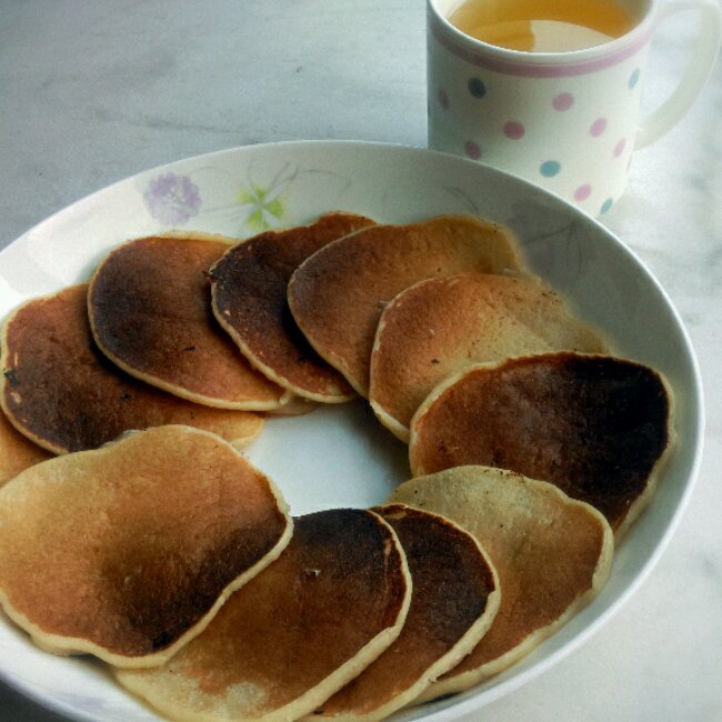 香蕉牛奶小煎饼