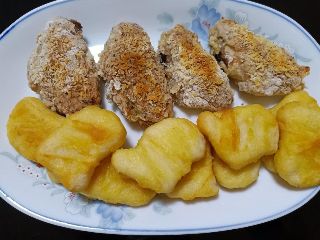 无油炸鸡翅