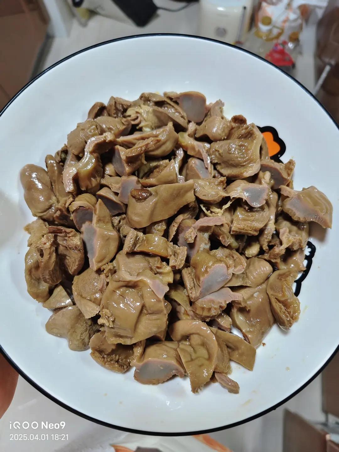 家庭版卤鸡胗