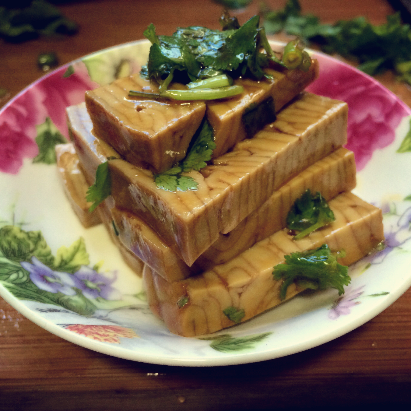 美食小妖做的凉拌素香糕