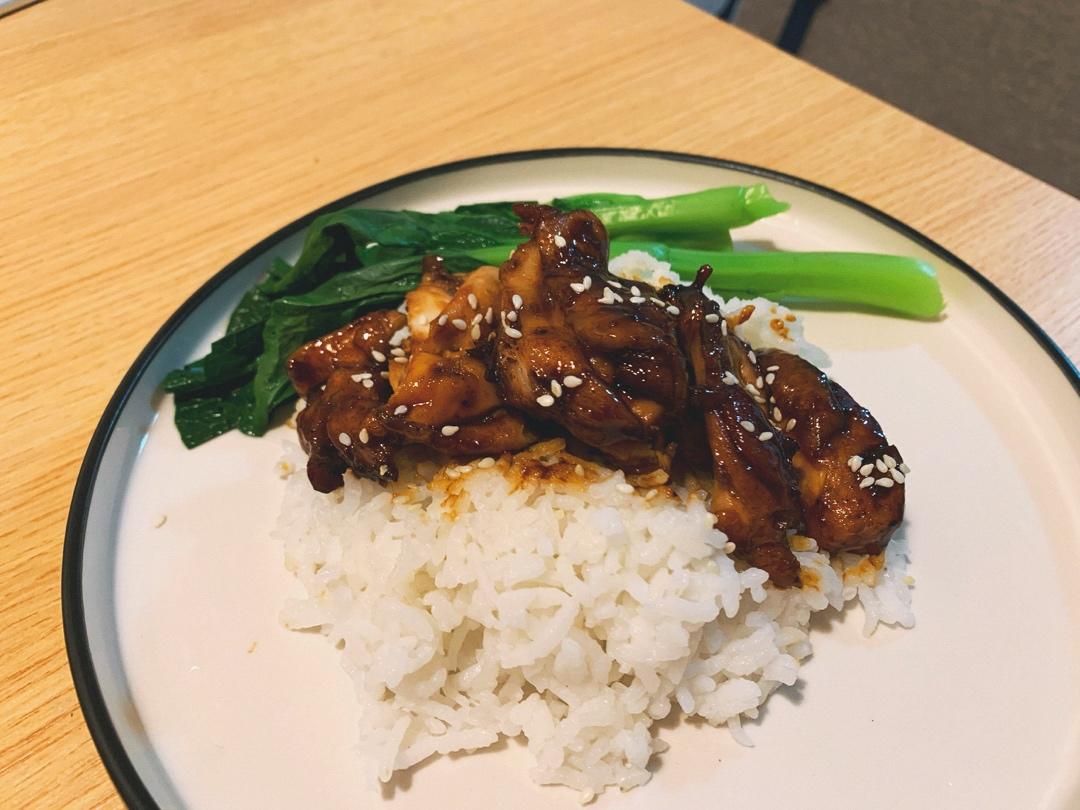 日式照烧鸡排饭
