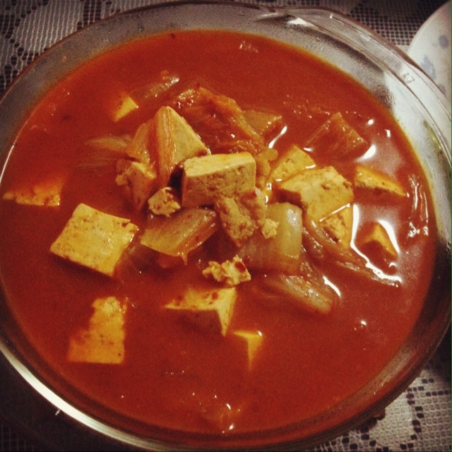 韩国泡菜豆腐汤