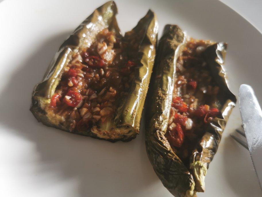 【空气炸锅-蒜蓉烤茄子】