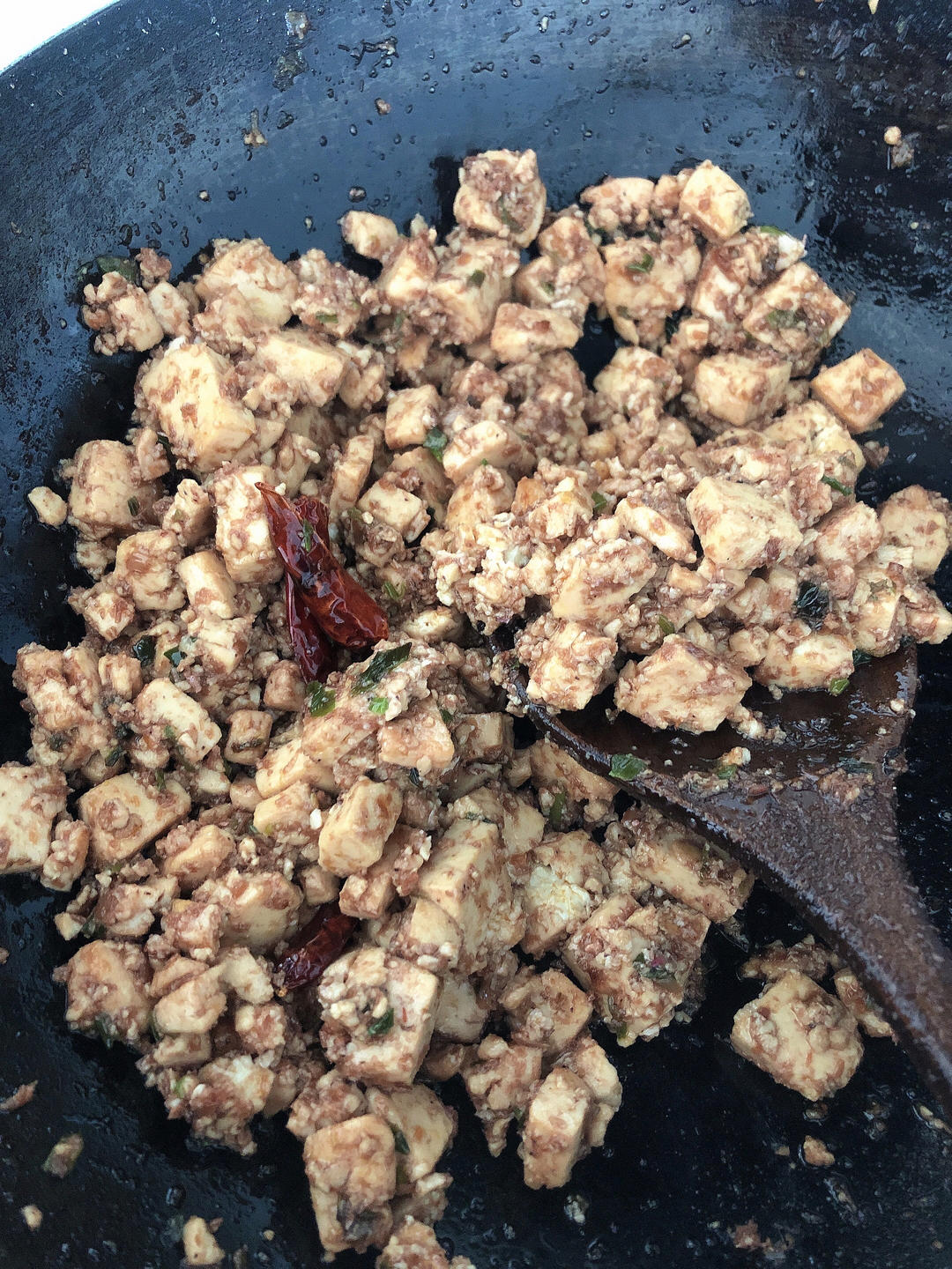 虾酱炒豆腐（勾氏私房菜）