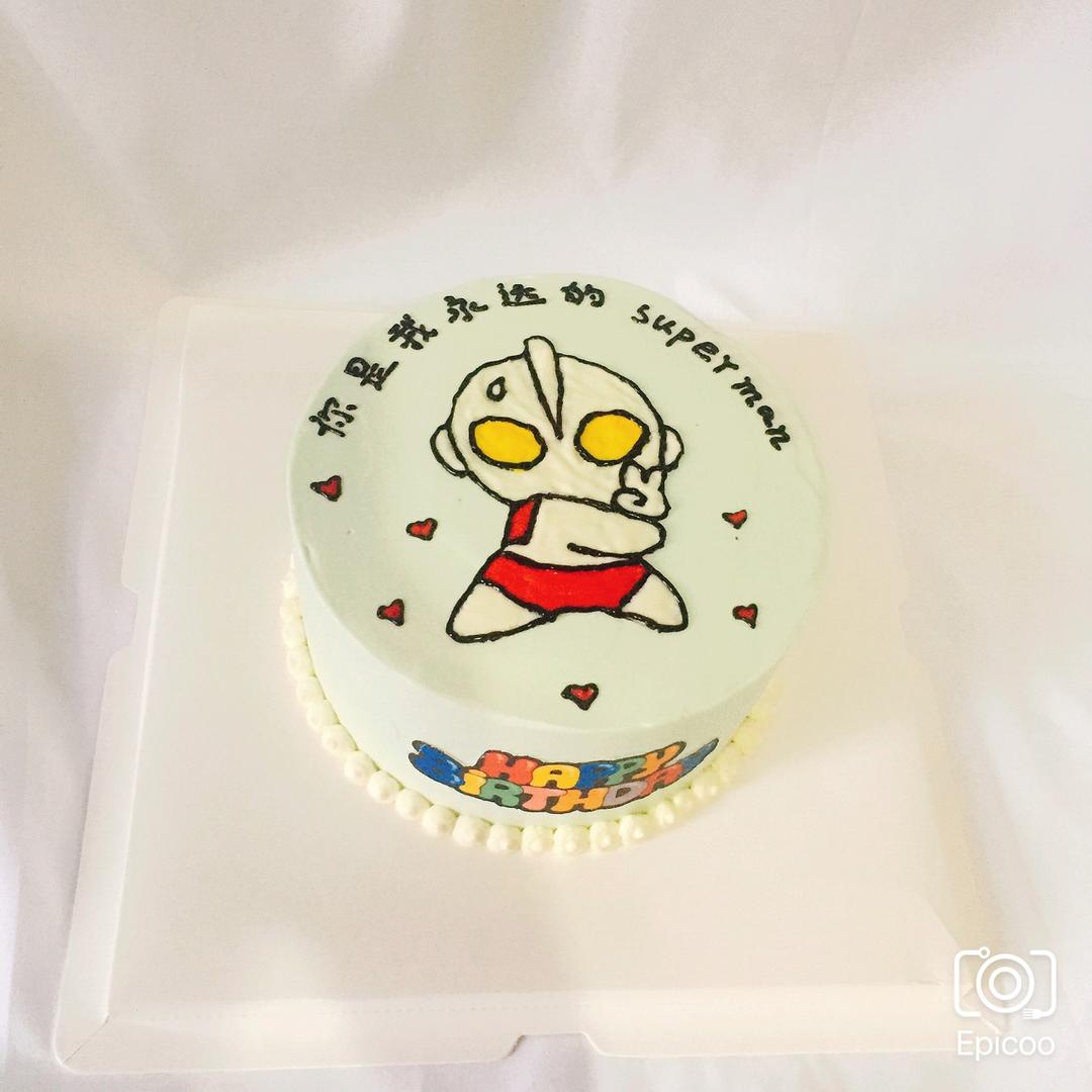 奥特曼蛋糕