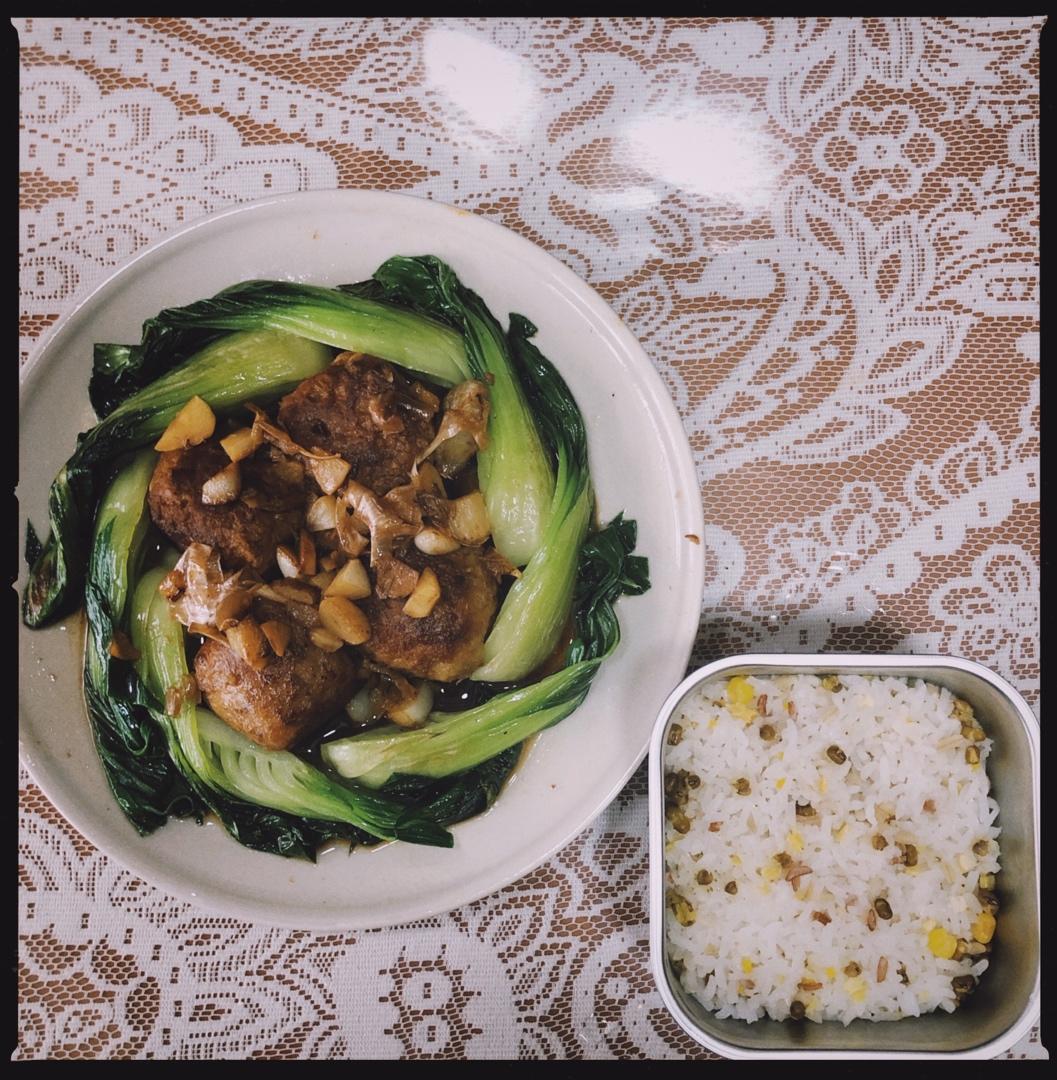 油条肉丸（油条版狮子头）