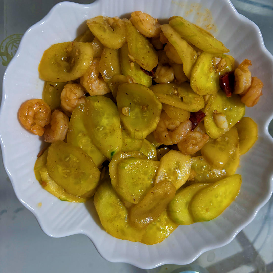 虾仁炒青瓜