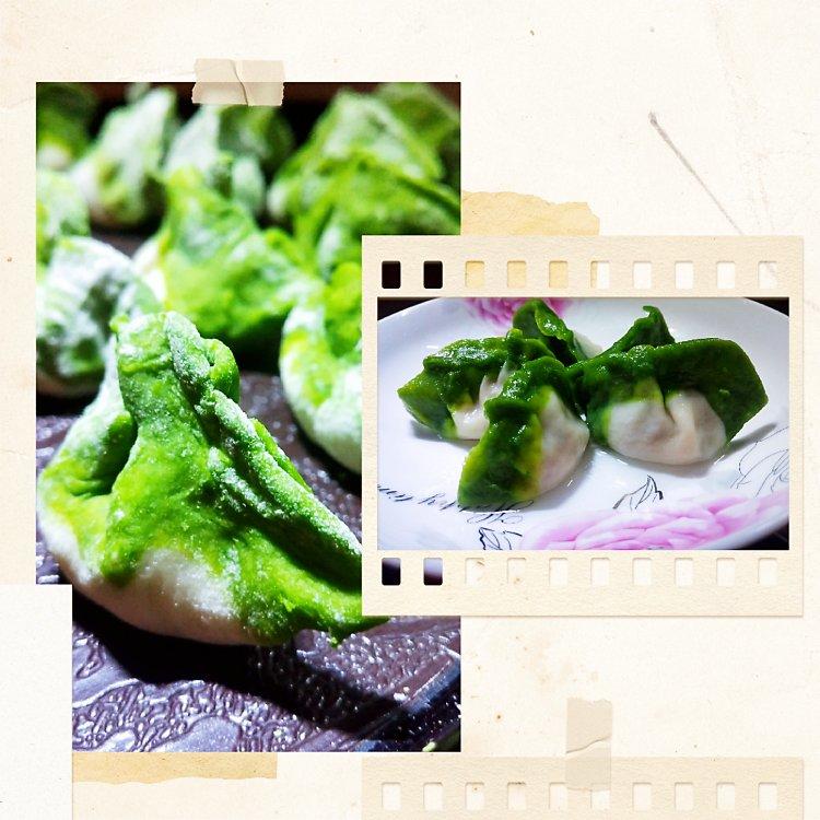 翡翠白玉白菜饺子详细版（附翡翠白玉白菜饺子包法，翡翠白玉饺子皮两种制法，面包机和面，翡翠白玉烧卖，各种馅料搭配）