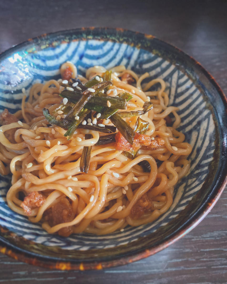 牛油葱油拌面