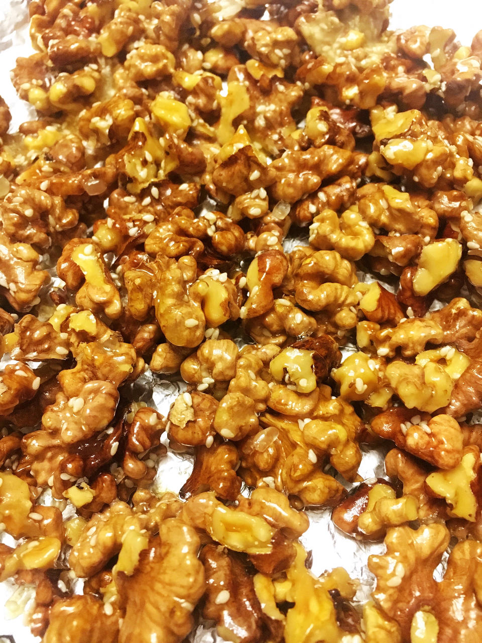 【琥珀核桃仁】冰糖无油不粘手