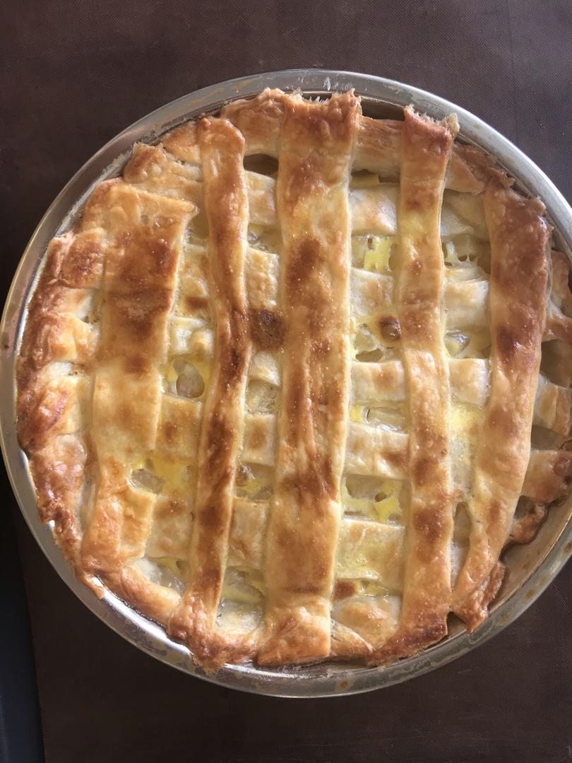 手抓饼版苹果派