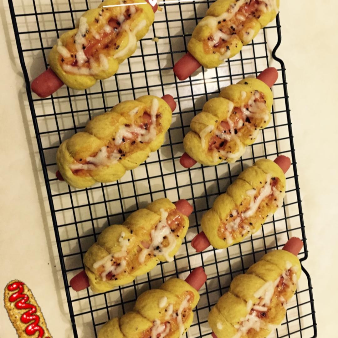 咖喱火腿芝士热狗