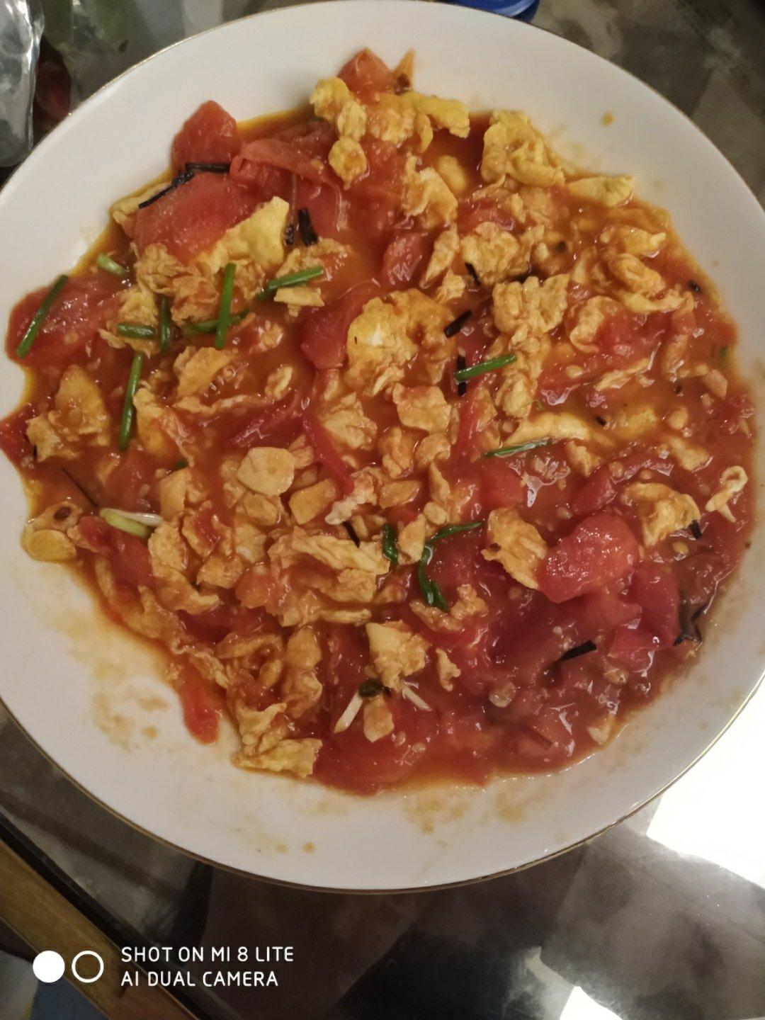 西红柿炒鸡蛋