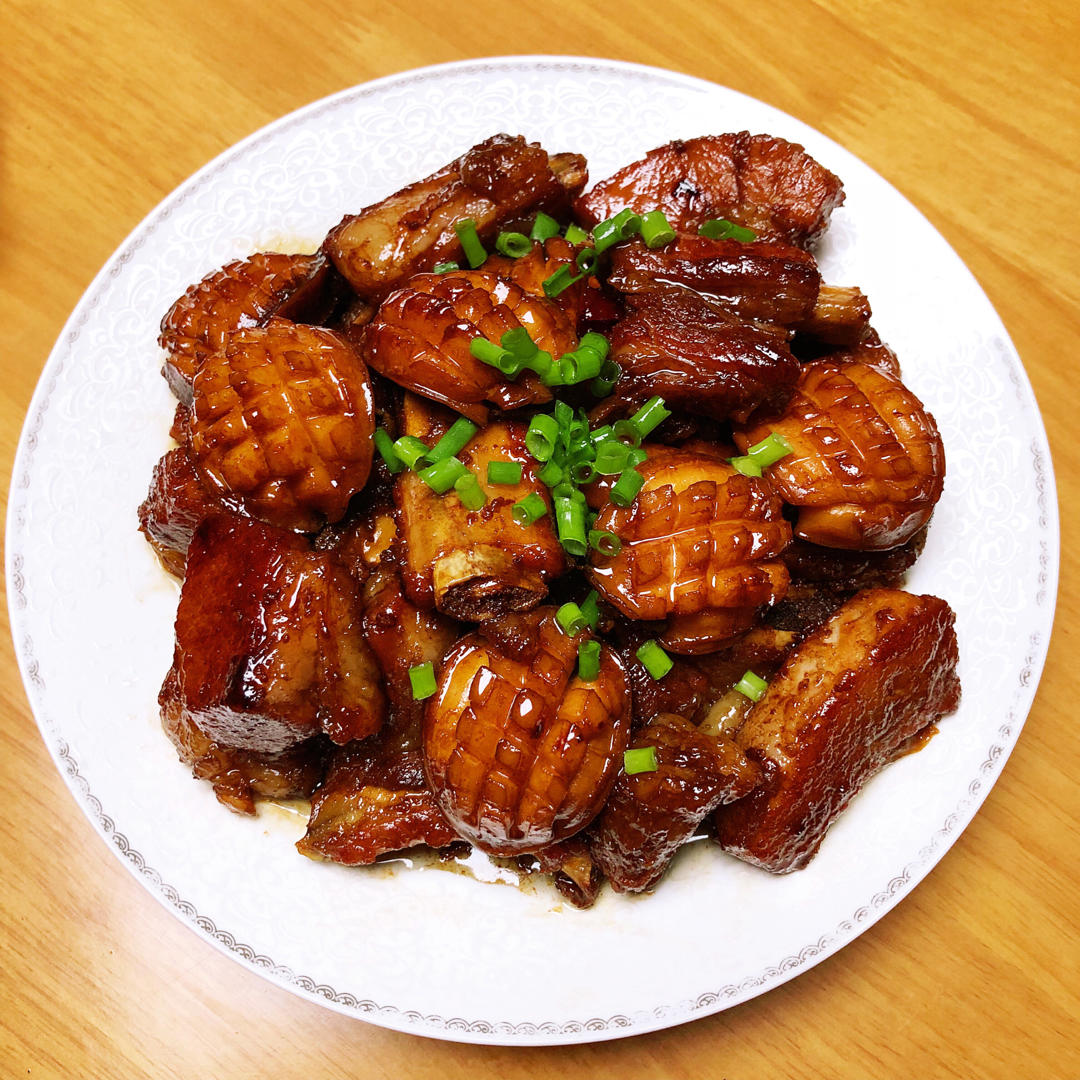 双妈爱厨房做的小鲍鱼烧排骨