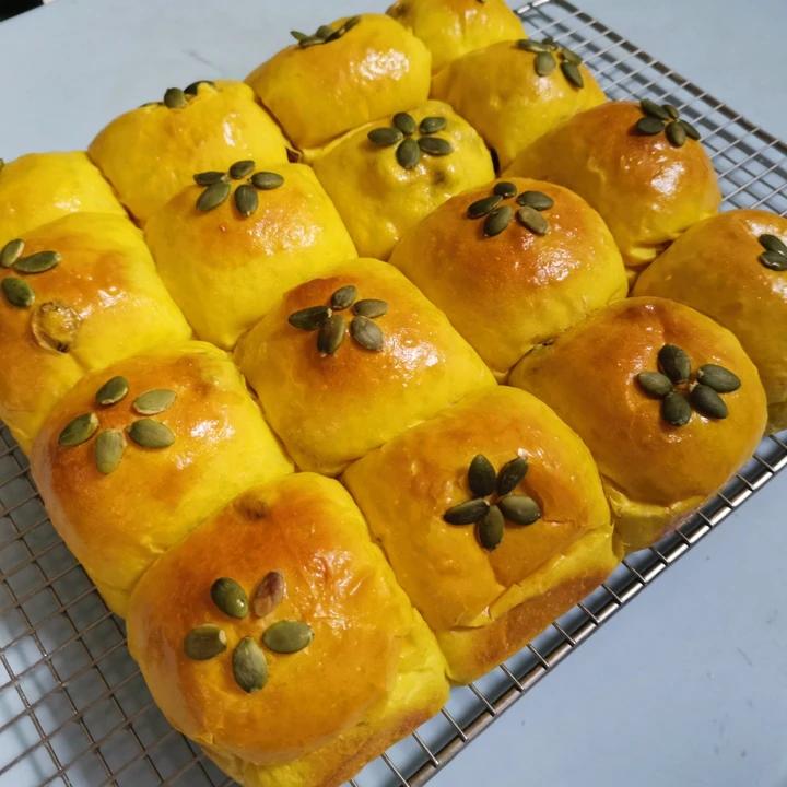 南瓜提子小面包❗不加一滴水和奶