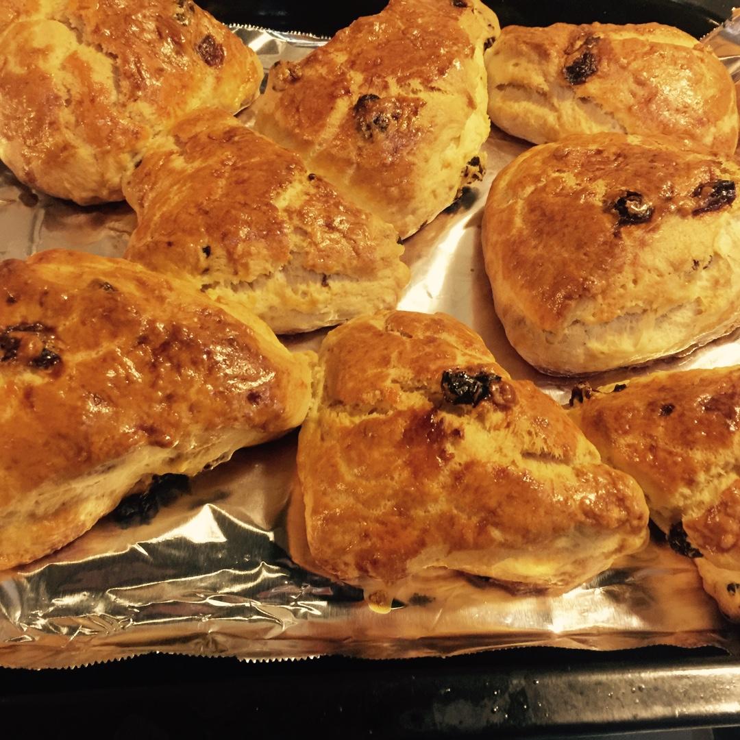 vivian会飞的鱼做的星巴克红豆松饼