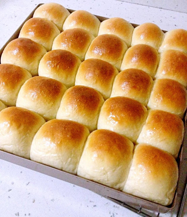 青儿爱烘焙也爱健身做的蜂蜜奶香小排包