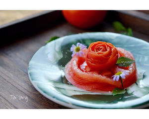 番茄牡丹花的做法 步骤10