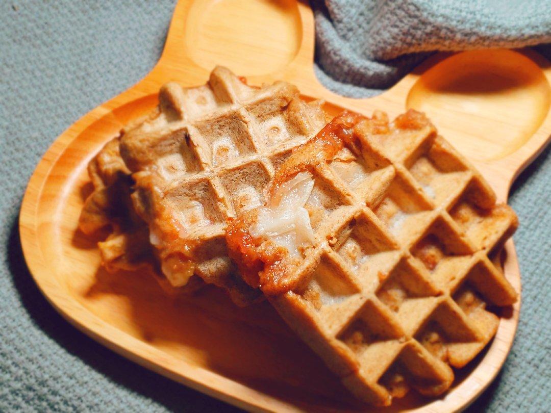 快手全麦汤圆华夫饼【健康主食】