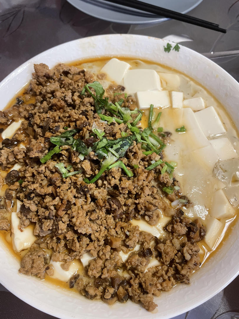 肉末豆腐蒸蛋