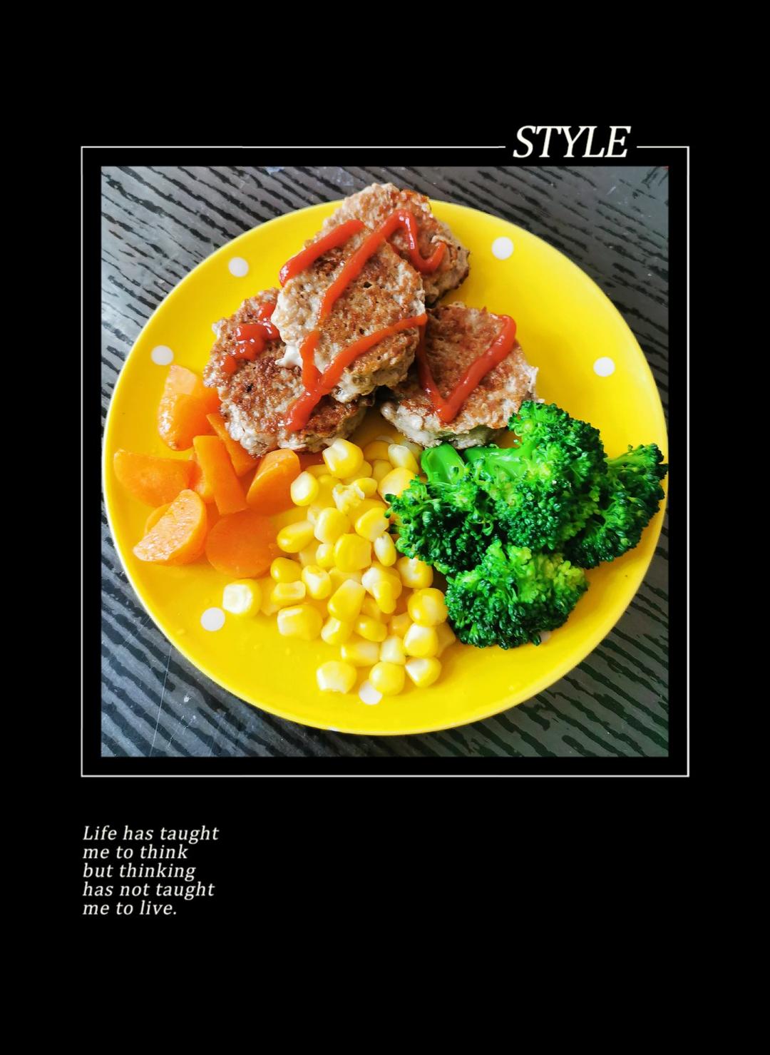 常备餐之好吃多汁的汉堡牛肉饼